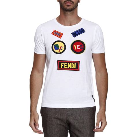 fendi white shirt mens|Fendi new collection t shirts.